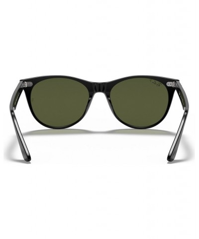 Polarized Sunglasses RB2185 52 BLACK/POLAR GREEN $53.25 Unisex