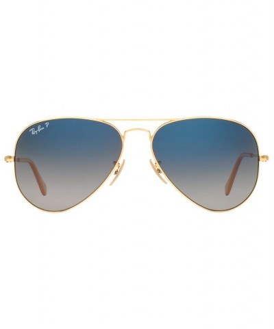 Polarized Sunglasses RB3025 AVIATOR GRADIENT GOLD/ BLUE GRADIENT POLAR $36.21 Unisex