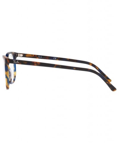 RB5397 ELLIOT Unisex Irregular Eyeglasses Brown and Gray Havana $17.90 Unisex