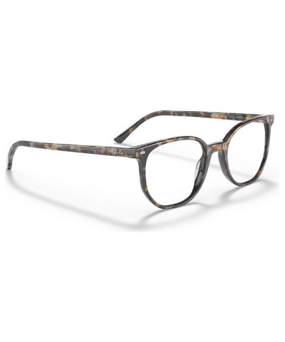 RB5397 ELLIOT Unisex Irregular Eyeglasses Brown and Gray Havana $17.90 Unisex