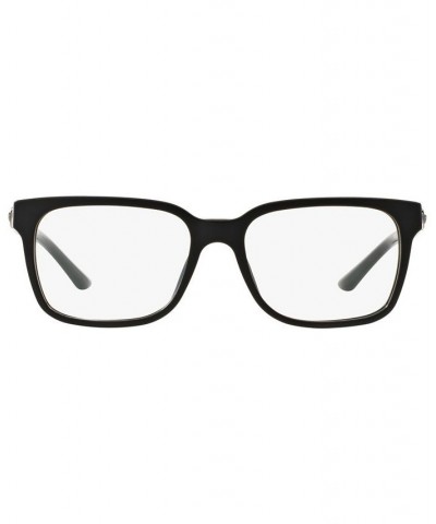 VE3218 Men's Square Eyeglasses Black Tan $66.56 Mens