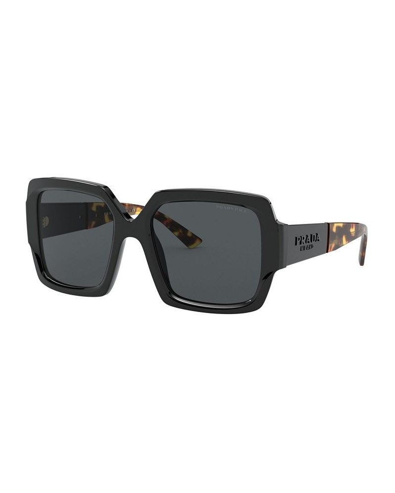 Polarized Sunglasses 0PR 21XS BLACK/POLAR GREY $72.59 Unisex