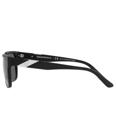 Men's Sunglasses 57 Matte Black $18.50 Mens