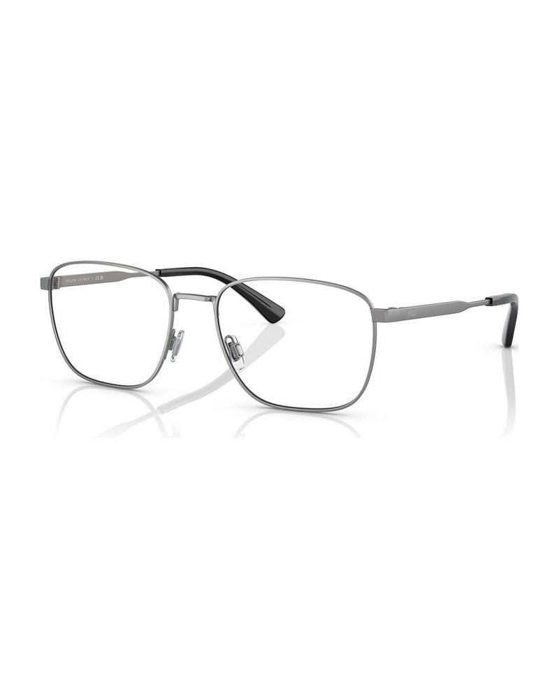 Men's Rectangle Eyeglasses PH121454-O Semishiny Gunmetal $22.75 Mens