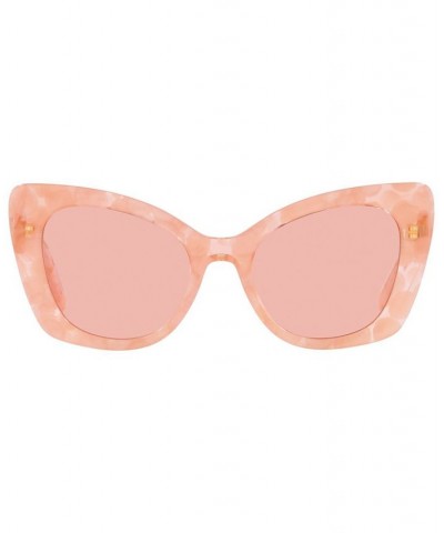 Women's Low Bridge Fit Sunglasses DG4405F 53 Rose $57.06 Womens