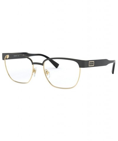 VE1264 Men's Pillow Eyeglasses Black Gold-Tone $66.56 Mens