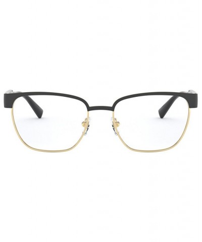 VE1264 Men's Pillow Eyeglasses Black Gold-Tone $66.56 Mens