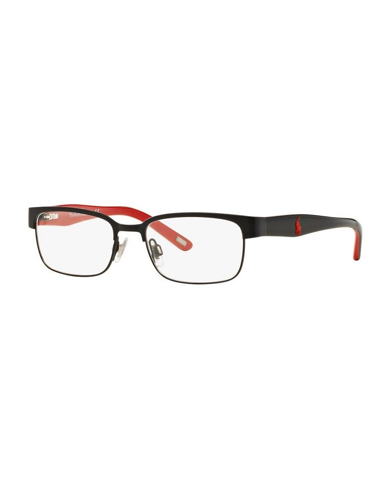 Polo Prep PP8036 Unisex Rectangle Eyeglasses Navy $26.52 Unisex