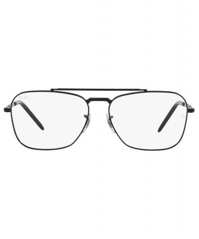 RB3636V New Caravan Unisex Square Eyeglasses Black $44.75 Unisex