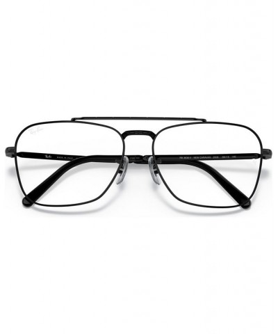 RB3636V New Caravan Unisex Square Eyeglasses Black $44.75 Unisex