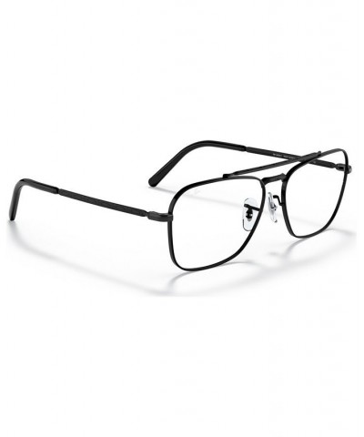 RB3636V New Caravan Unisex Square Eyeglasses Black $44.75 Unisex