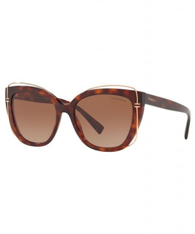 Sunglasses TF4148 54 HAVANA/BROWN GRADIENT $82.40 Unisex