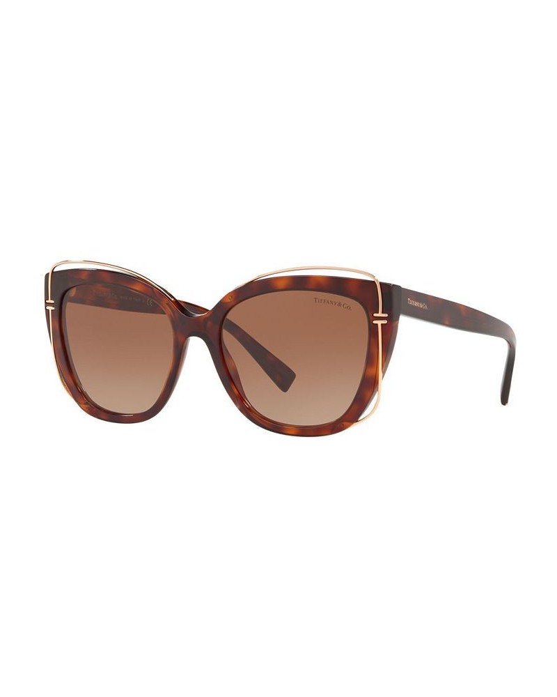 Sunglasses TF4148 54 HAVANA/BROWN GRADIENT $82.40 Unisex