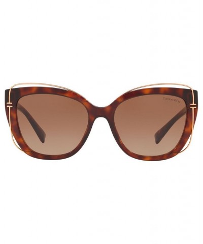 Sunglasses TF4148 54 HAVANA/BROWN GRADIENT $82.40 Unisex