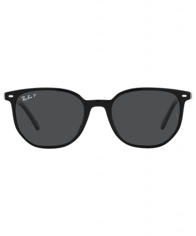 Unisex Polarized Sunglasses RB2197 ELLIOT 52 Black $44.73 Unisex