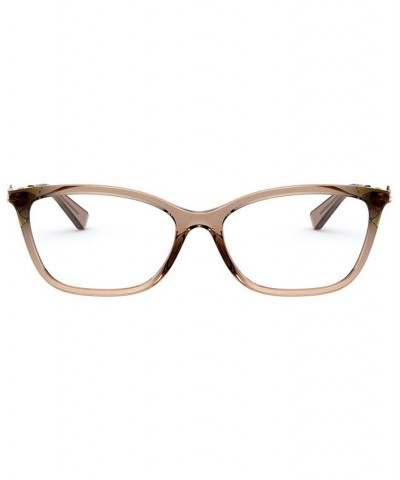 HC6146U Women's Butterfly Eyeglasses Transparent Brown $47.04 Womens