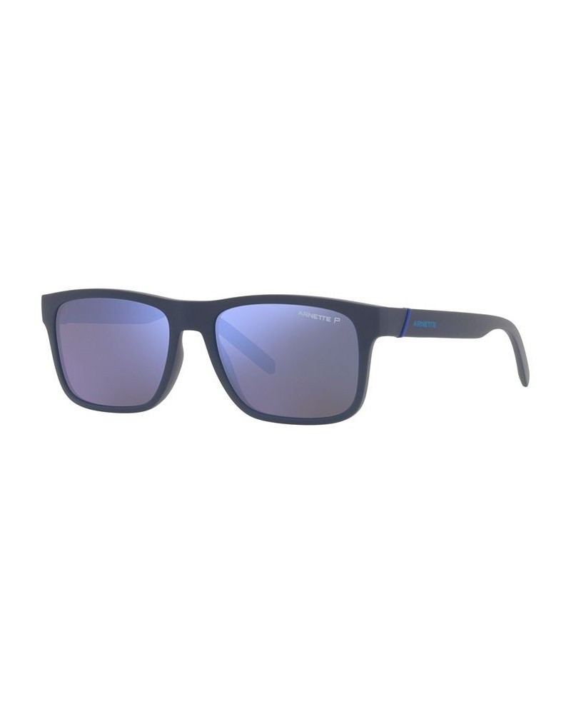 Unisex Polarized Sunglasses AN4298 BANDRA 55 Transparent Gray $28.00 Unisex