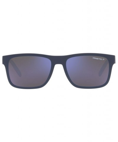 Unisex Polarized Sunglasses AN4298 BANDRA 55 Transparent Gray $28.00 Unisex