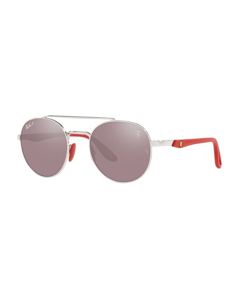 RB3696M Scuderia Ferrari Collection 51 Unisex Polarized Sunglasses Silver-Tone $40.00 Unisex