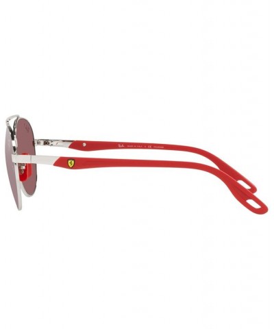 RB3696M Scuderia Ferrari Collection 51 Unisex Polarized Sunglasses Silver-Tone $40.00 Unisex