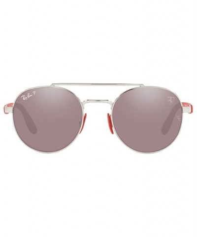 RB3696M Scuderia Ferrari Collection 51 Unisex Polarized Sunglasses Silver-Tone $40.00 Unisex