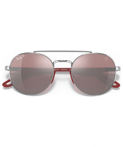 RB3696M Scuderia Ferrari Collection 51 Unisex Polarized Sunglasses Silver-Tone $40.00 Unisex