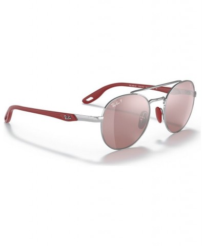 RB3696M Scuderia Ferrari Collection 51 Unisex Polarized Sunglasses Silver-Tone $40.00 Unisex