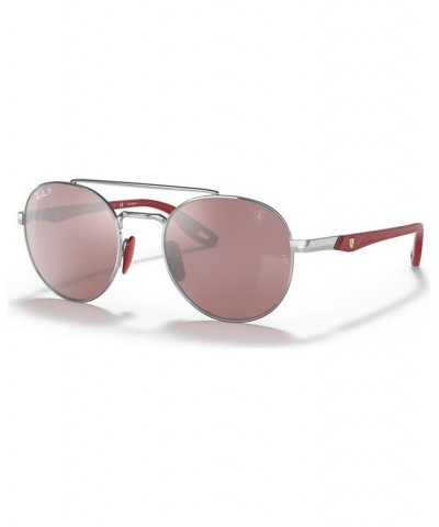 RB3696M Scuderia Ferrari Collection 51 Unisex Polarized Sunglasses Silver-Tone $40.00 Unisex