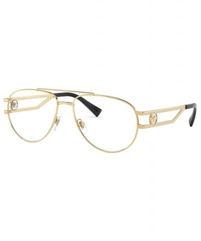 VE1269 Men's Pilot Eyeglasses Gold-Tone $74.14 Mens