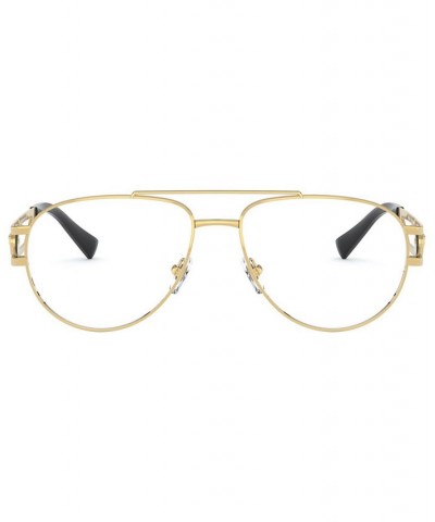 VE1269 Men's Pilot Eyeglasses Gold-Tone $74.14 Mens