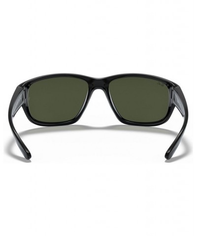 Men's Sunglasses RB4300 63 Black/Green $27.18 Mens