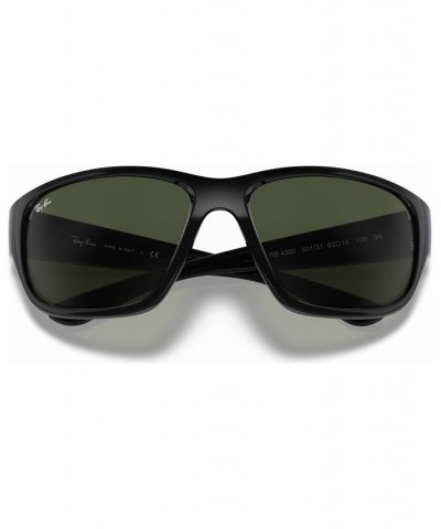 Men's Sunglasses RB4300 63 Black/Green $27.18 Mens