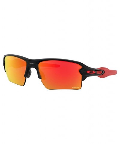 NFL Collection Sunglasses Kansas City Chiefs OO9188 59 FLAK 2.0 XL KC MATTE BLACK/PRIZM RUBY $51.00 Unisex