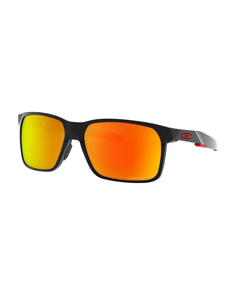 PORTAL X Polarized Sunglasses OO9460 59 POLISHED BLACK/PRIZM DEEP H2O POLARIZED $24.53 Unisex