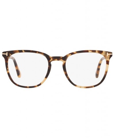 TR001009 Men's Square Eyeglasses Brown $72.45 Mens