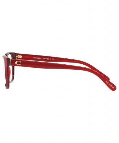 Women's Rectangle Eyeglasses HC612952-O Berry $23.52 Womens