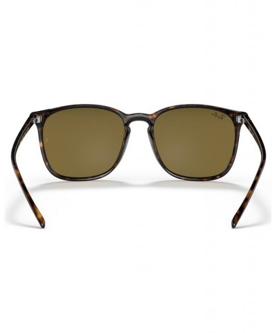 Men's Low Bridge Fit Sunglasses RB4387F 55 Tortoise $19.60 Mens