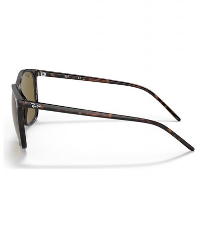 Men's Low Bridge Fit Sunglasses RB4387F 55 Tortoise $19.60 Mens