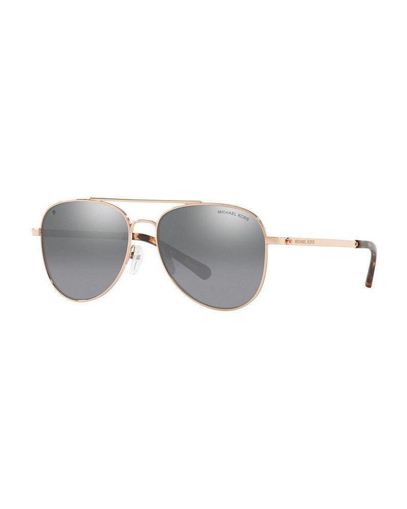 Polarized Sunglasses MK1045 56 SAN DIEGO Rose Gold/ Grey Mirror Gradient POLAR $41.70 Unisex