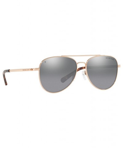 Polarized Sunglasses MK1045 56 SAN DIEGO Rose Gold/ Grey Mirror Gradient POLAR $41.70 Unisex