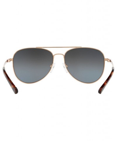 Polarized Sunglasses MK1045 56 SAN DIEGO Rose Gold/ Grey Mirror Gradient POLAR $41.70 Unisex