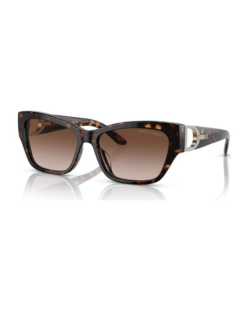 Women's Sunglasses RL8206U57-Y Shiny Dark Havana $68.44 Womens