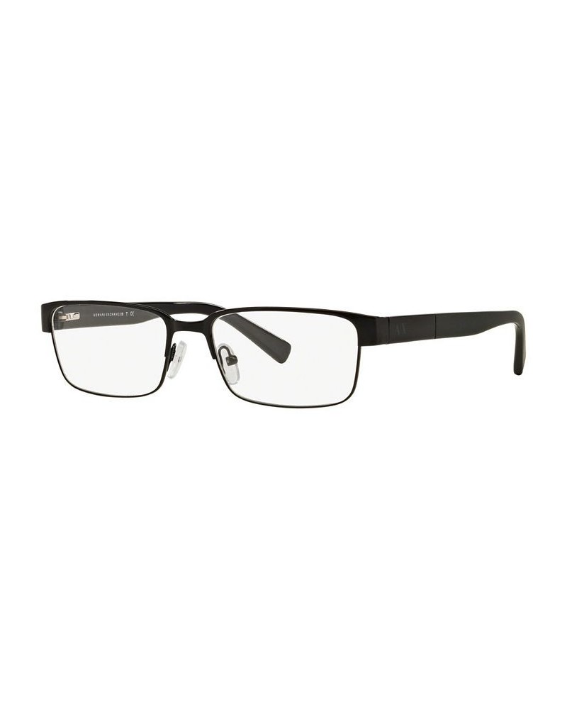 Armani Exchange AX1017 Men's Rectangle Eyeglasses Shiny Blac $35.00 Mens