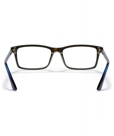 Men's Rectangle Eyeglasses PR 03YV56-O Denim Tortoise $89.88 Mens