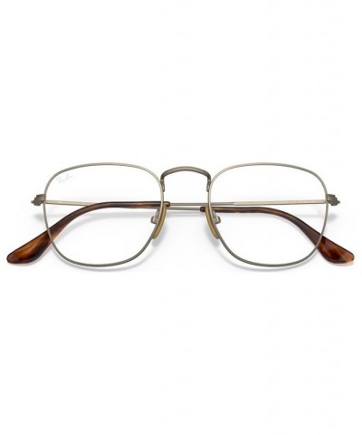 RX8157 Frank Titanium Optics Men's Square Eyeglasses Gunmetal $124.20 Mens