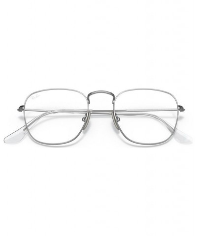 RX8157 Frank Titanium Optics Men's Square Eyeglasses Gunmetal $124.20 Mens