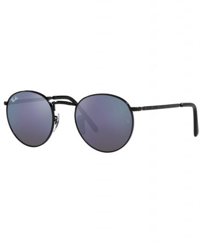 Unisex Sunglasses RB3637 NEW ROUND 50 Black $18.80 Unisex