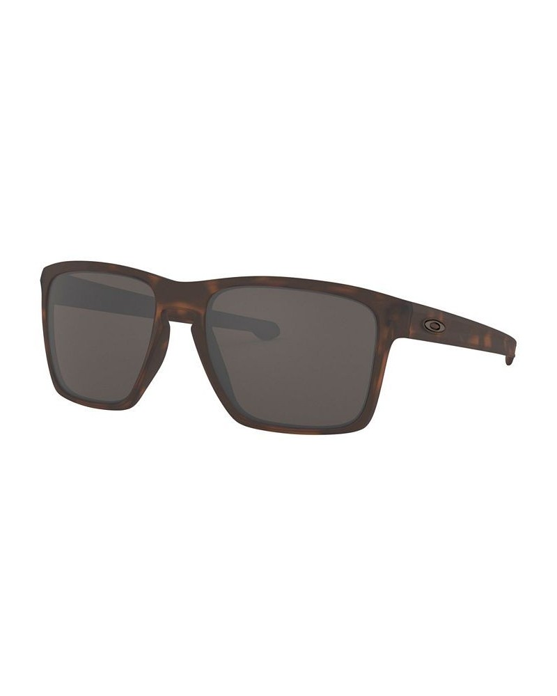 Men's Rectangle Sunglasses OO9341 57 Sliver Xl Tortoise $41.18 Mens