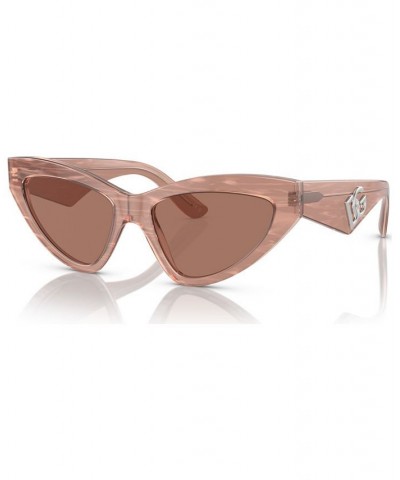 Women's Sunglasses DG4439 Fleur Azure $47.55 Womens
