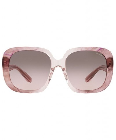 Women's Sunglasses HC8323U 56 Transparent Pink Ombre $56.56 Womens